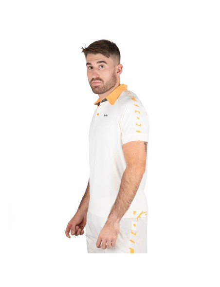 Polo Original Pro Blanco / Naranja