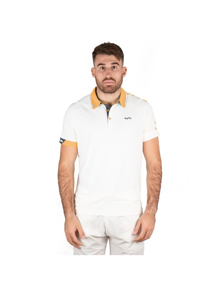 Polo Original Pro Blanco / Naranja